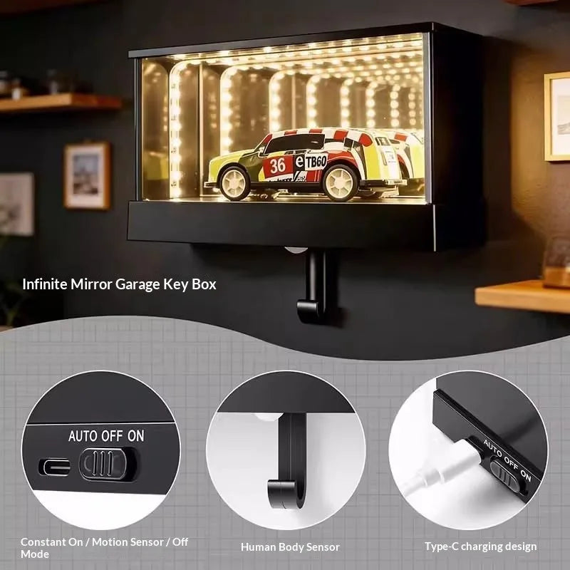 3D Infinity LED Car Key Holder