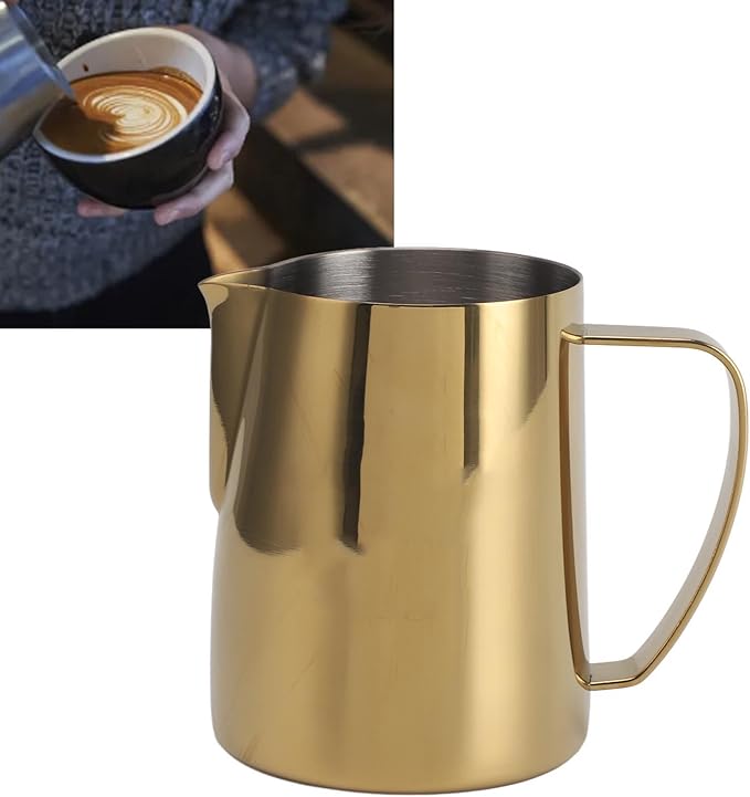 Premium Golden Milk Frothing Pitcher – 2000ml