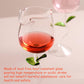Elegant Tulip Shaped Crystal Wine Goblet Luxury Rose Wine Glass