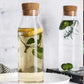 Transparent Glass Nut Storage Jar