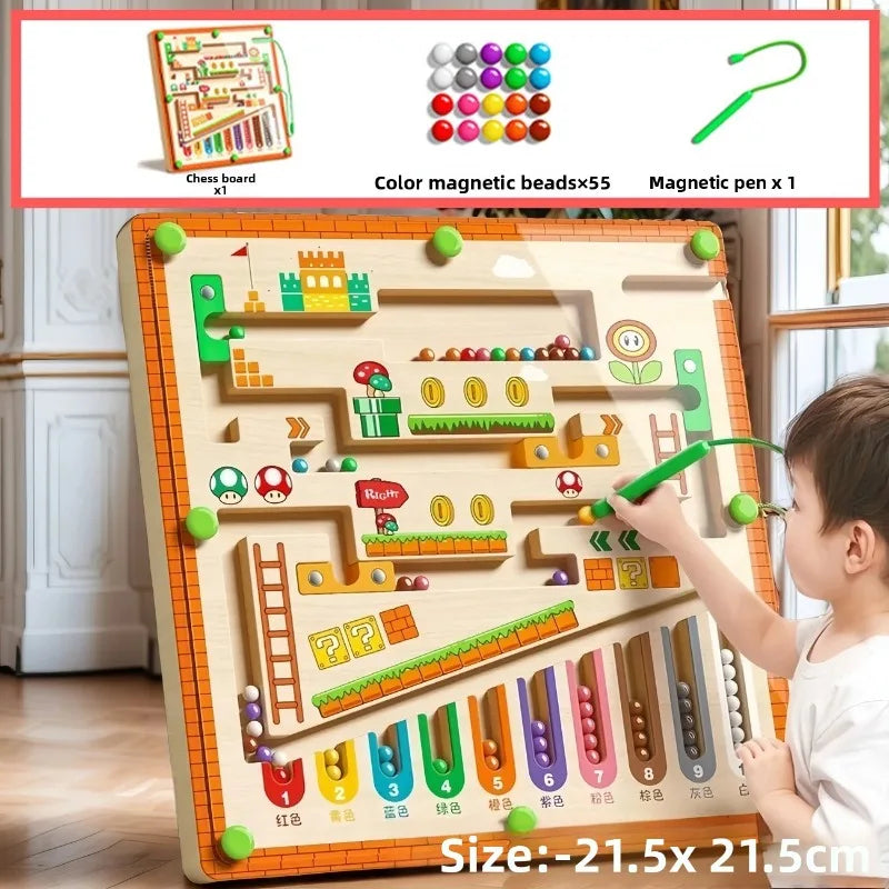 Magnetic Maze Beads Board For Kids