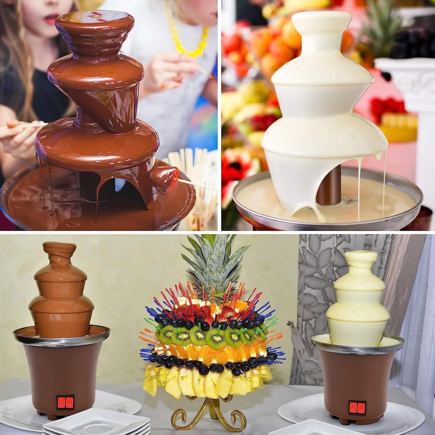 Electric Chocolate Fountain Machine