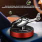 Solar Powered Car Air Freshener Helicopter