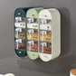 Wall Mounted Condiment Organizer Kitchen Storage Box