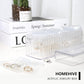Transparent Jewelry Box with 20 Anti-Fouling Pouches