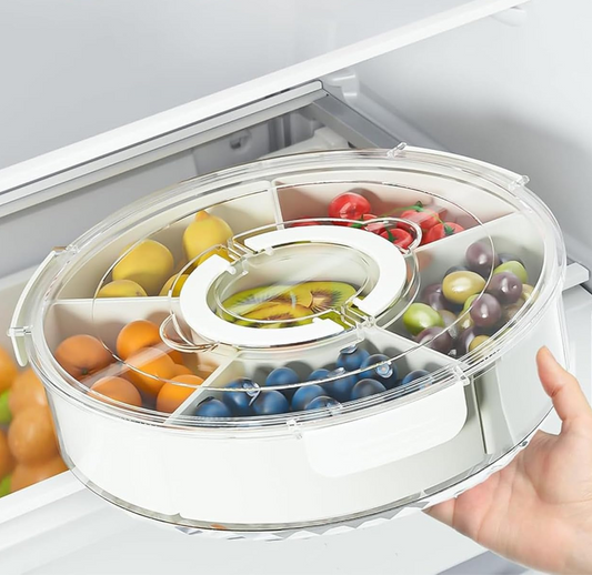 6-Grid Rotating Snack Box