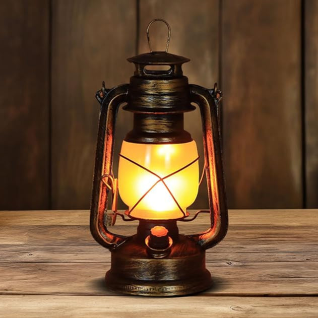 Vintage LED Kerosene Lantern – 35CM Sensor Night Lamp