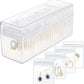 Transparent Jewelry Box with 20 Anti-Fouling Pouches