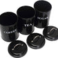 Set of 3 Coffee & Sugar Container Set – Multifunctional Spice & Cereal Storage Jars