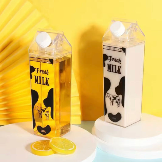 Creative Milk Box Style Water Bottle