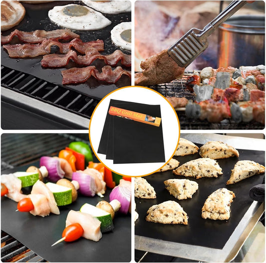 Set of 3 BBQ Grill Mat