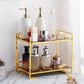 Metal Vanity Tray – Luxury Square Design