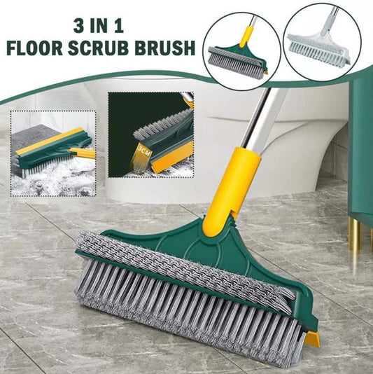 3in1 Floor Cleaner Wiper Brush