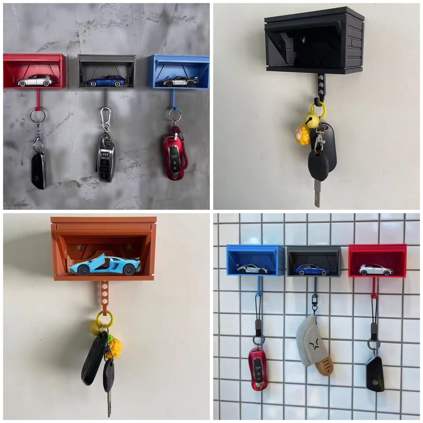 Premium Car Key Holder With Model Car Toy