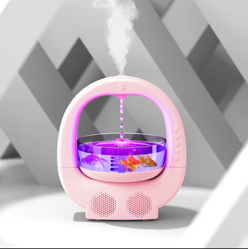 Fish Aquarium Humidifier Diffuser with Bluetooth Speaker