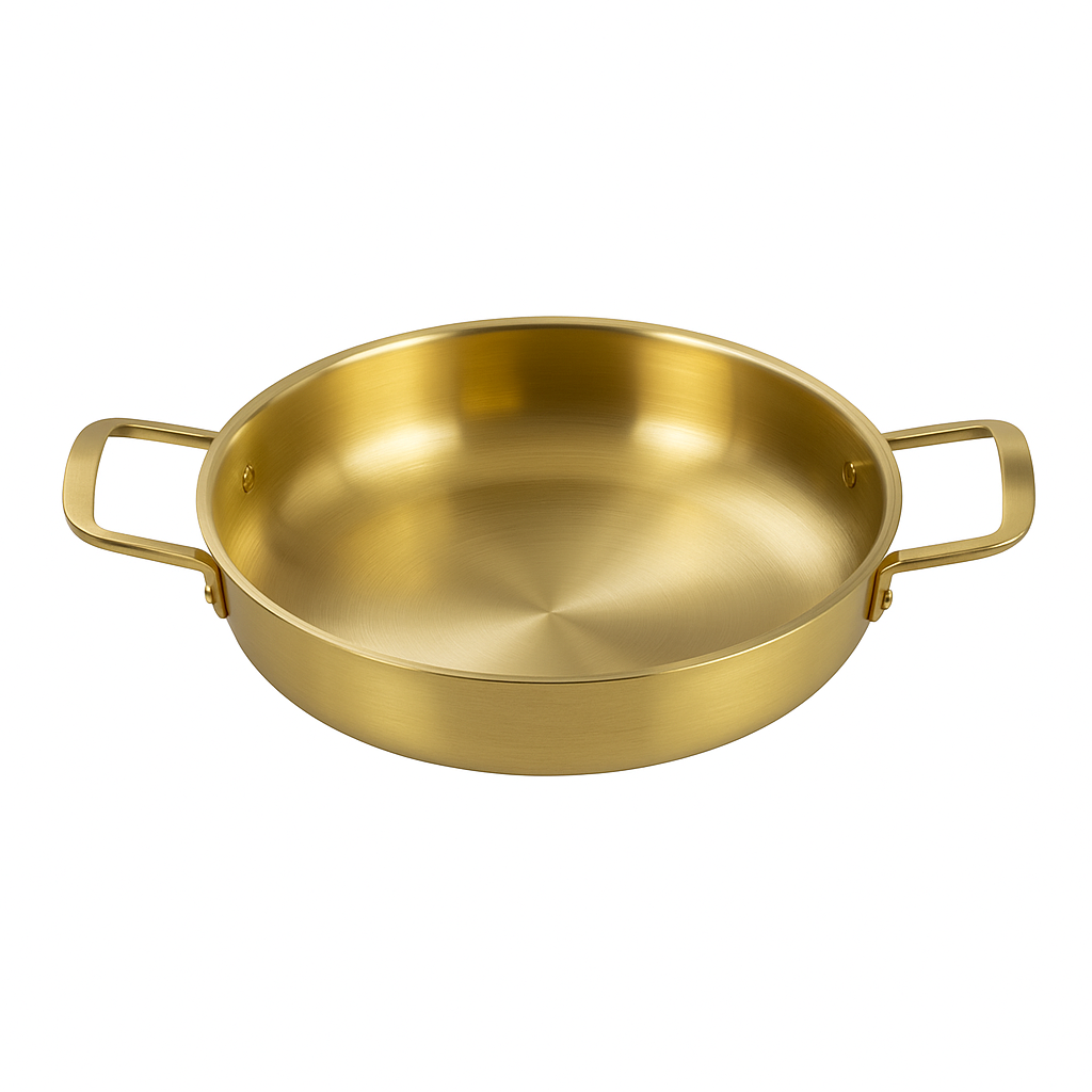 Golden Stainless Steel China Wok