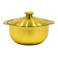 Golden Hotpot Style Serving Pot with Lid