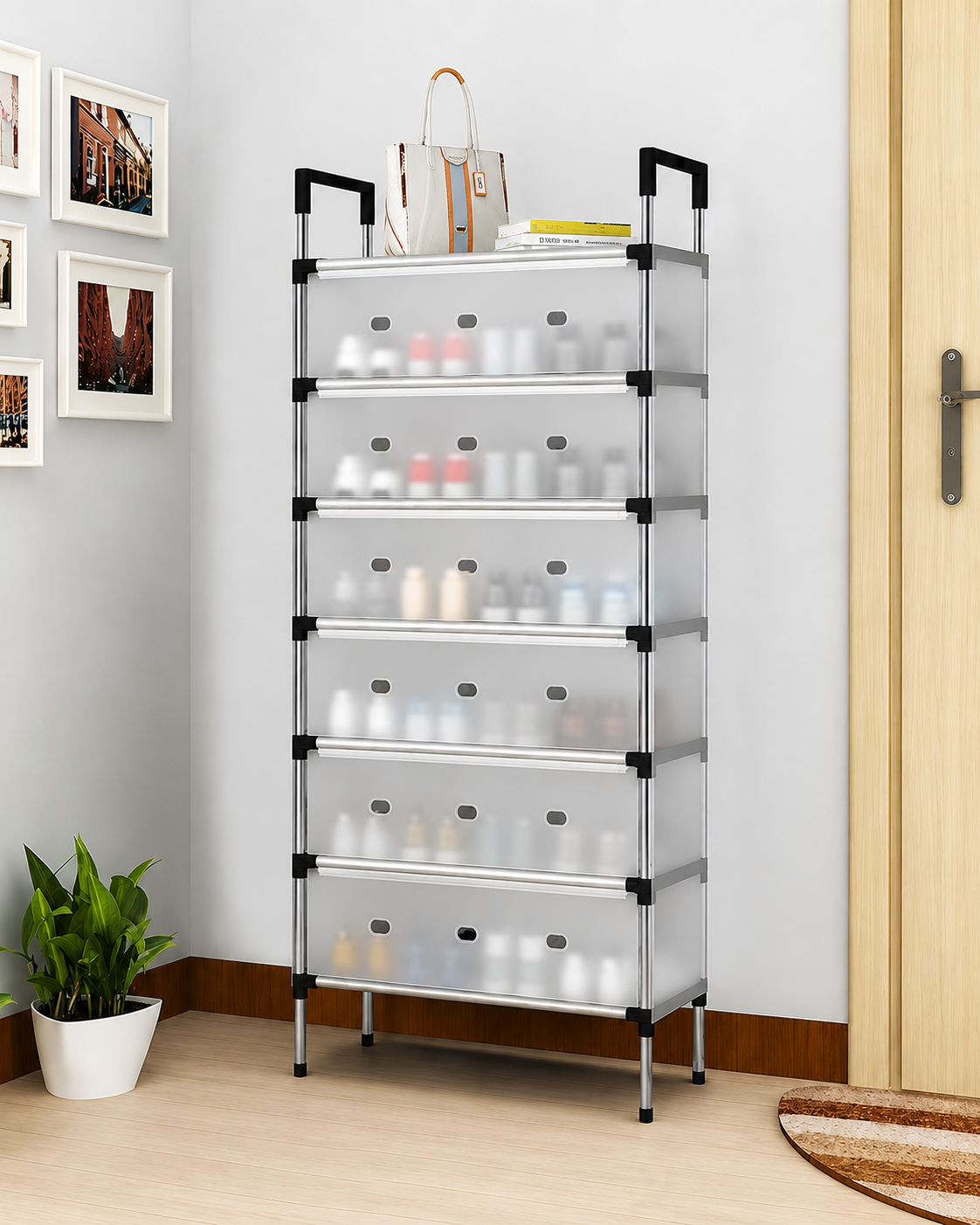Multi-Layer Dustproof Shoe Rack