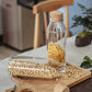 Transparent Glass Nut Storage Jar