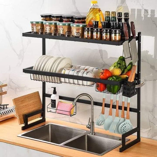 85cm Double Layer Sink Rack