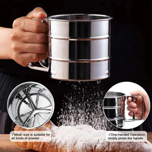 Premium Stainless Steel Flour Sifter