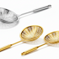 Stainless Steel Fry Strainer – Golden & Silver