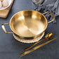 Golden Stainless Steel China Wok