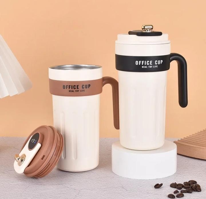 Digital Display Thermos Coffee Tumbler 650ML