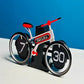 Unique Bicycle Vintage Flip Desk Clock