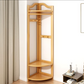 Bamboo Free-Standing Coat & Garment Rack with Hooks – Multi-Functional Corner Stand