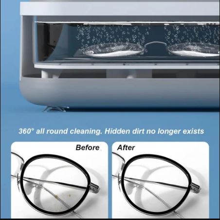 Multifunctional Ultrasonic Jewelry Cleaner – For Watches, Eyeglasses, Coins & More