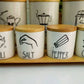 SET OF 7 CANISTERS WITH BAMBOO LID