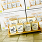 SET OF 7 CANISTERS WITH BAMBOO LID
