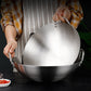 Heavy Gauge Stainless Steel Wok with Dual Handles