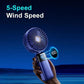 Portable Hand-held Folding Desk Fan - 5 Speed