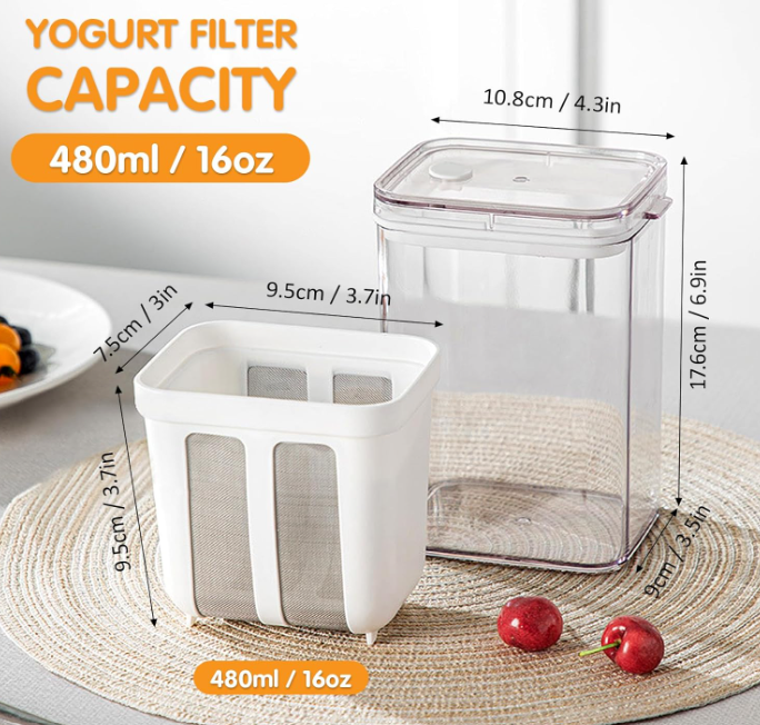 Greek Yogurt Maker Strainer 1100ML