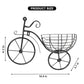 Bicycle Design Wall Basket For Home Decoration