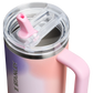 Stanley New Frequency Quencher ProTour Flip Straw Tumbler | 40 OZ - Rose Petal Motion