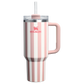 Stanley Quencher H2.0 Flowstate™ Tumbler | 40 OZ - Peach Whip Cabana Gloss