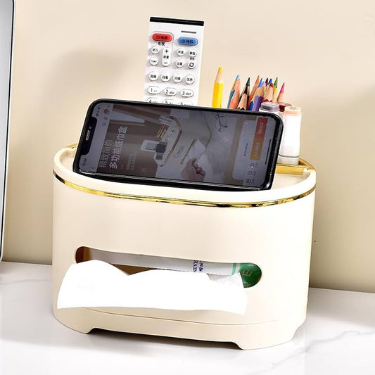 Modern Desktop Tissue Organizer