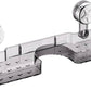 Space Saving Acrylic Luxury Suction Cup Bathroom & Sink Storage Shelf