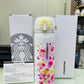 Starbucks Sakura Thermos Water Bottle - Pink Cherry Blossom