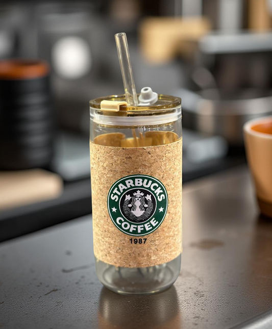 Starbucks Glass Tumbler With Straw