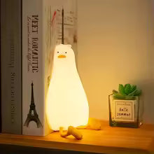 Cute Duck Night Light with Soft Glow