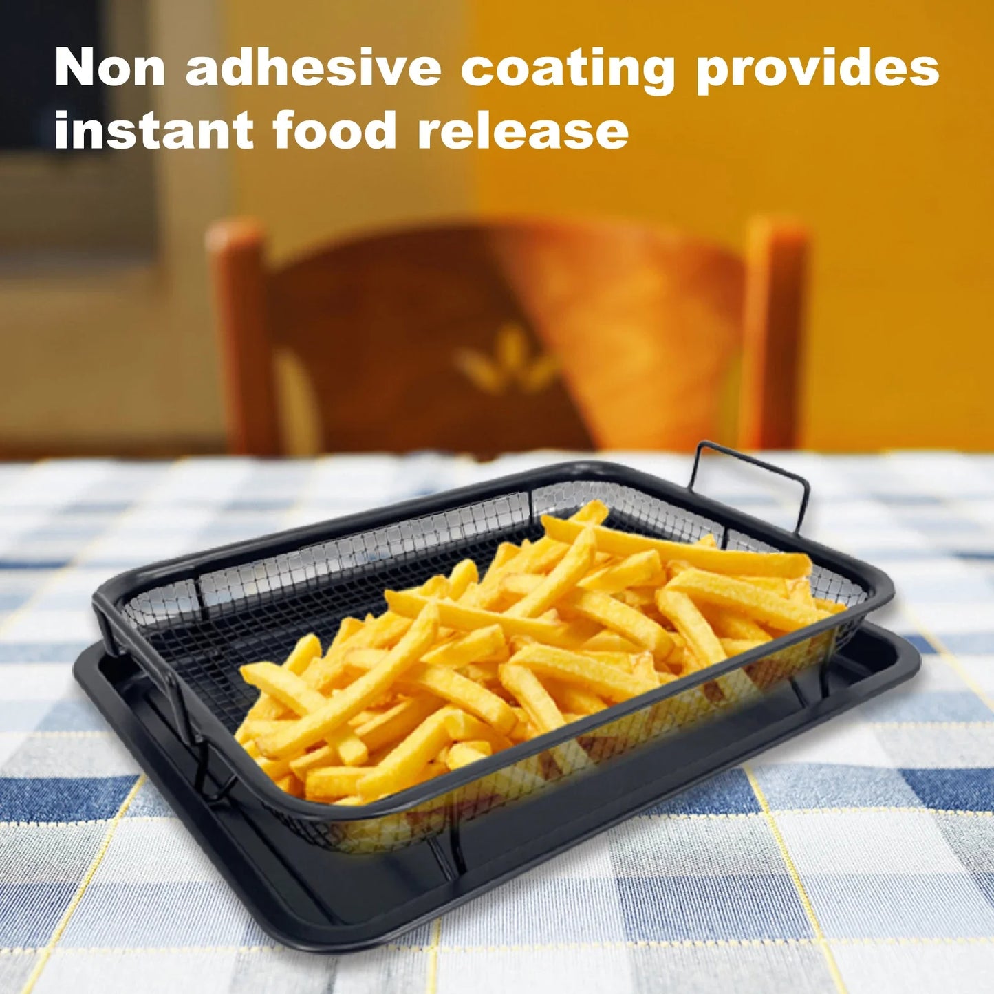 Crisper Nonstick Air Fryer Tray
