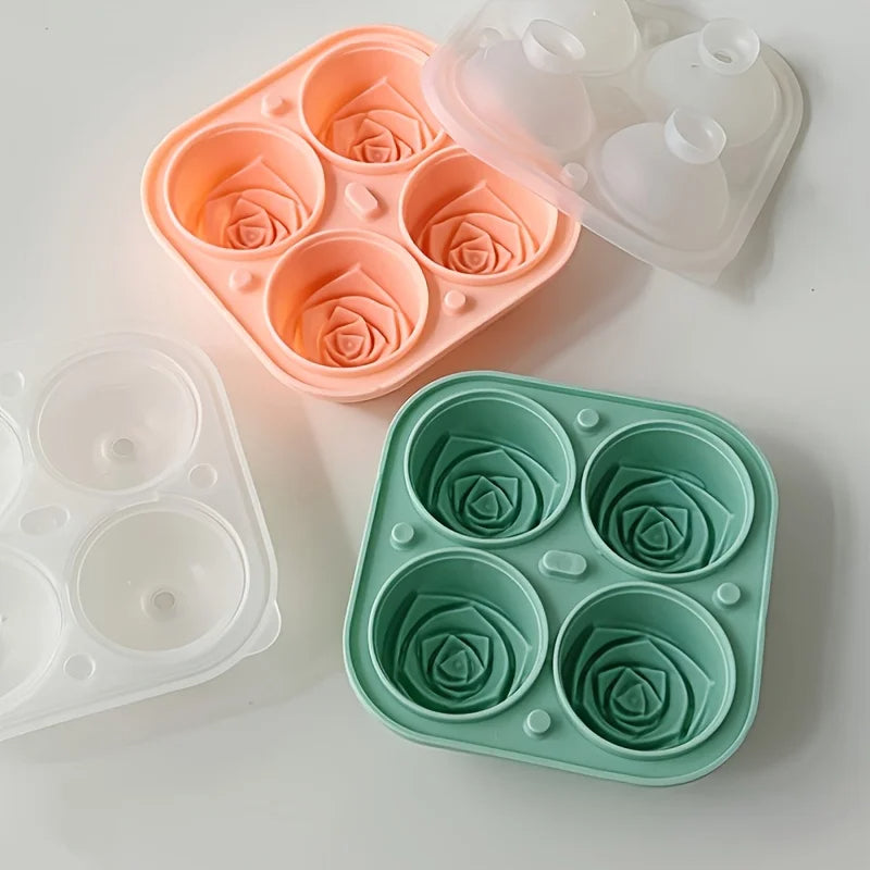Silicone Rose Ice Cube Maker