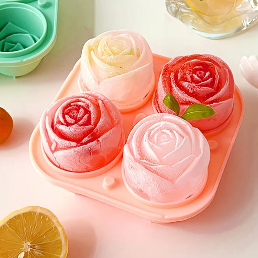 Silicone Rose Ice Cube Maker