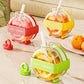 Round Beverage Dispenser with Ice Cube Maker