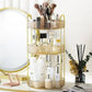 360° Rotating PET Cosmetic Organizer – 3 Tier