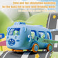 Portable Bus Water Bottle with Straw & Strap